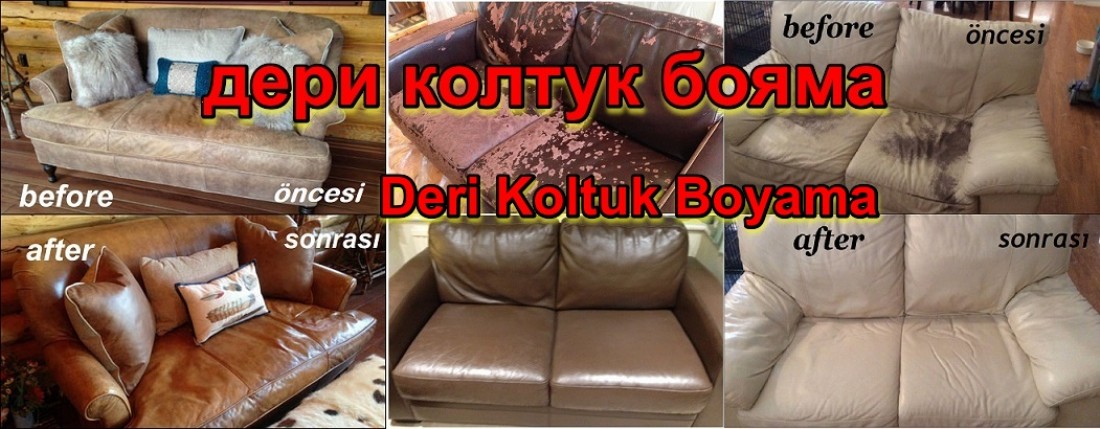 Hakiki Deri Koltuk Boyama